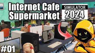 OPENING A NEW INTERNET CAFE & SUPERMARKET! | SIMULATOR 2024 GAMEPLAY