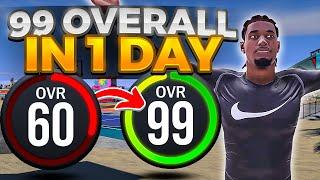 FASTEST WAY TO GET TO 99 OVERALL! 99 OVERALL in 1 DAY!! BEST METHOD