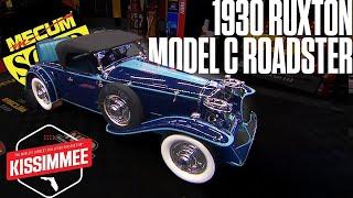 Remarkable 1930 Ruxton Roadster: 7-Figure Sale at Mecum Kissimmee