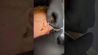 Would you do this piercing?  #piercing #piercings #industrialpiercing