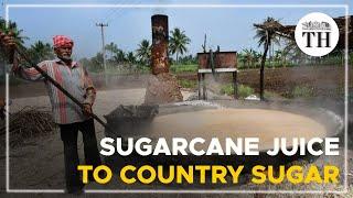 How is country sugar or 'naatu sakkarai' made?