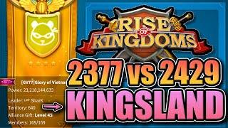 Kingsland Opens [2377 vs 2429] Orleans KvK in Rise of Kingdoms