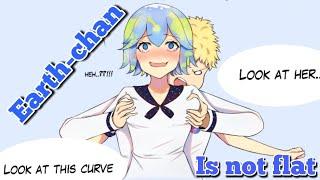 Earth-chan is not FLAT [Meme with music]