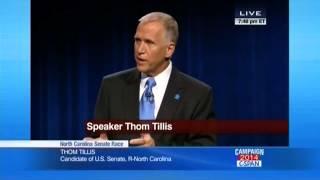 Thom Tillis Knocks Kay Hagan's Gotcha Question on Contraception Out of The Park