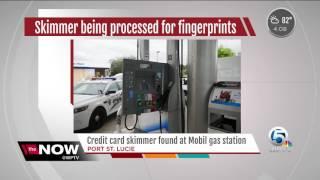 Skimmer found at Port St. Lucie Mobil station