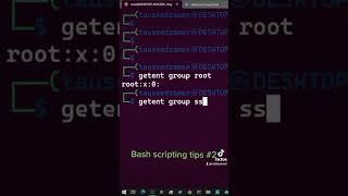 Check if a group already exists in bash #bash #bashscripting #programming #hacking #tips