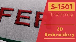 Smartstitch Embroidery Machine S1501 Learn Embroidery  3D Embroidery With Foam