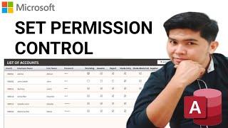 Set Permission Login Form in Microsoft Access