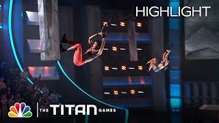 Alexis Balliet and Chantae McMillan Are Neck and Neck on Launch Pad - The Titan Games