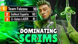 How Falcons DOMINATED ALGS Scrims With 103 points...