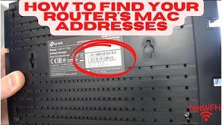 How to Find Your Router's MAC Addresses