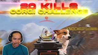 SOLO VS SQUAD 20 KILLS CHALLENGE FOR THE CORGI | CALL OF DUTY MOBILE BATTLE ROYALE