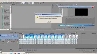 как убрать ошибку при рендере видео в сони вегас