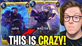 This NEW Deck is CRAZY GOOD! Master Yi is FINALLY Playable?! - Legends of Runeterra