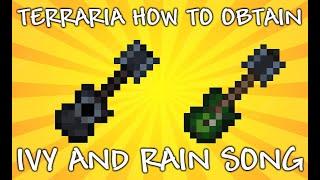 Terraria How To Obtain The Rain Song And Ivy Guitars!!