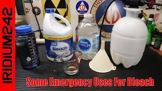 Some Emergency Uses For Bleach