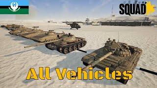 Squad Weapons Showcase | ALL MEA Middle Eastern Alliance Vehicles 2020