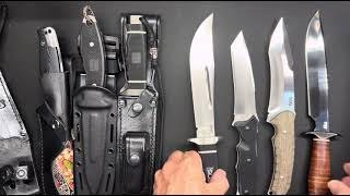 SOG FIXED BLADE KNIVES Favorites in my Collection Overhead View