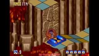 Sonic 3D Blast (Sega Genesis) - (Longplay | 100% Completion)