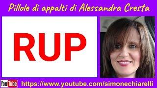 Pillole di appalti di Alessandra Cresta: il RUP (25/9/2023)