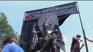 Satanic Temple Rally Targets Arkansas Lawmaker