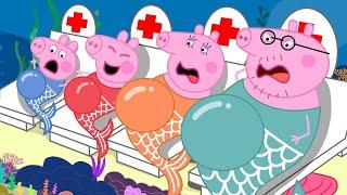 What Happened...Peppa's Family a Mermaid? | Peppa Pig Funny Animation