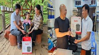 Surprise gift from husband? - Cook delicious pork porridge to sell - Family care - Mountain life