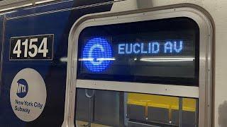 The 8 Avenue Line: R211A C Train Ride from 168th Street to Euclid Avenue