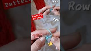 Knitting Pattern 