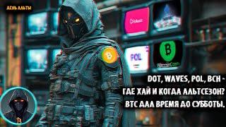 DOT, WAVES, POL и BCH - где хай и когда альтсезон? BTC дал время до субботы!