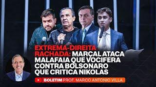 EXTREMA-DIREITA RACHADA: MARÇAL ATACA MALAFAIA QUE VOCIFERA CONTRA BOLSONARO QUE CRITICA NIKOLAS