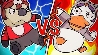 ¡ME CONVERTI en PATO VS MAPAXE NUTRIA!Liah en Party Animals