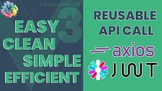 VUE 3 COMPOSITION API - AXIOS MICROSERVICE DATA FETCHING | RESTFUL API | REST API