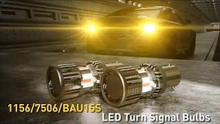 CANBUS Error Free 1156, 7506, P21W, BA15S LED Turn Signal Light Bulbs