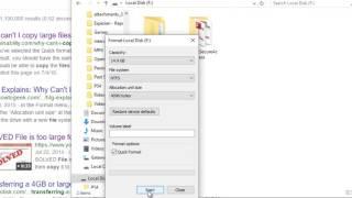 How to Copy Big Files to USB