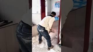 The whole house turned into ice due to falling tap water #shortvideo @FAHIMKHANARMAN577