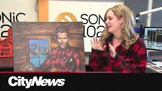 SONiC 102.9 radio host unveils ‘Ryan Reynolds Canadian Essentials Portrait’ in support of Edmonton H