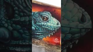 REPTILIANOS.        #art #pintura #graffiti #spraypaint #streetart #short #reptilianos #spray