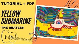 Yellow Submarine | The Beatles | Tutorial Chitarra | Accordi | Canzoni Facili