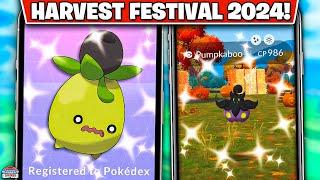 Shiny Smoliv Debuts in HARVEST FESTIVAL Event: Catch Shiny Pumpkaboo & More!