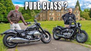 What Makes A Gentleman's Motorcycle? Triumph Speedmaster & BMW R18 At An Historic Country Estate