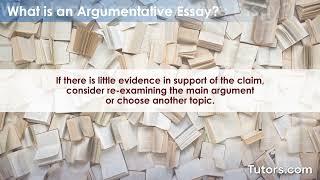 Argumentative Essay | Outline, Form, and Examples