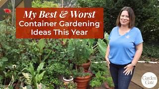 Fall Recap: My Best & Worst Container Gardening Ideas This Year! 🪴 #containergardening #gardentips