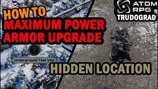 Atom RPG Trudograd 0.9 | Upgrade the power armor to juggernaut in a secret underground facility