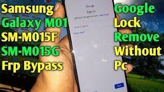 Samsung Galaxy M01 Frp Bypass   Samsung M01 SM M015F SM M015G Frp Bypass Google Account Unlock