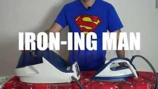 Super Geek Iron(ing) Man ft Tefal Pro Express Total Iron 4K #Tefal #Superman