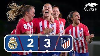 Resumen del Real Madrid CF vs Atlético de Madrid | Jornada 27 | Liga F