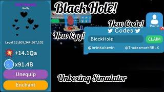 Black Hole! | Roblox: Unboxing Simulator