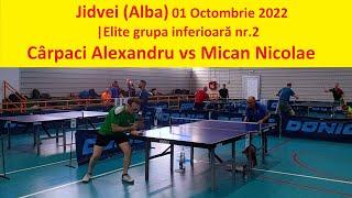 Cârpaci Alexandru vs Mican Nicolae |Elite grupa inferioară nr.2 |Jidvei 2022