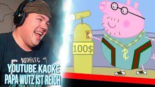 Papa Wutz Ist Reich | Peppa YTK | REAKTION